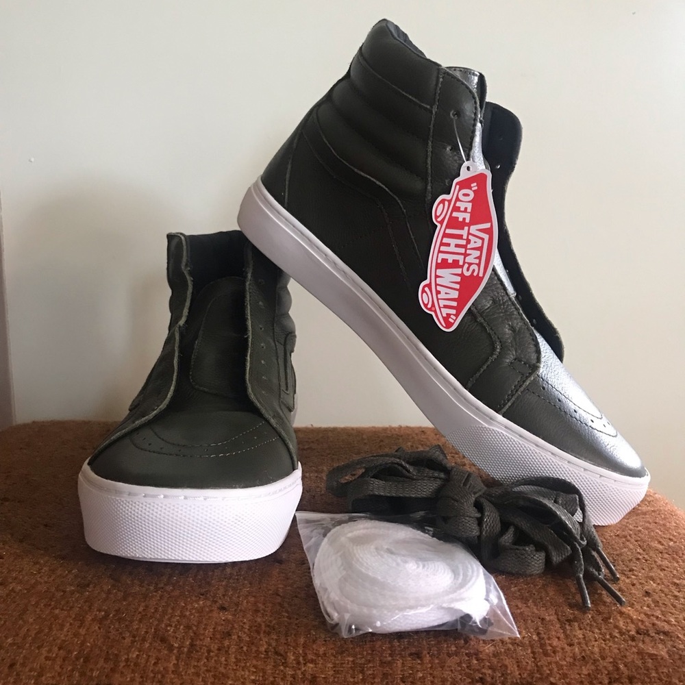 Vans Skate Hi Tops. All Leather